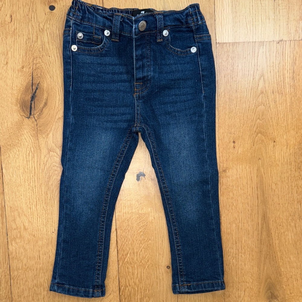 7 For All Mankind Dark Blue Jeans - Never Worn - 24 Months